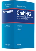 Cover: Gesetz betreffend die Gesellschaften mit beschr&auml;nkter Haftung: GmbHG - Vahlen
