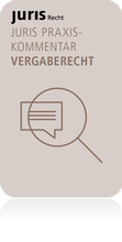 Abbildung von: juris PraxisKommentar Vergaberecht - Juris