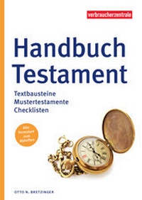 Abbildung von: Handbuch Testament - Verbraucher-Zentrale NRW