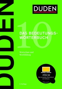 Bild vergrößern Bild: Duden - Bedeutungswörterbuch - Duden