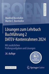 Bild: Lösungen zum Lehrbuch Buchführung 2 DATEV-Kontenrahmen 2024 - Springer Gabler