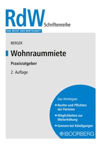 Enlarge image Cover: Wohnraummiete - Boorberg