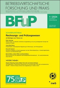 Abbildung von: BFuP - Betriebswirtschaftliche Forschung und Praxis online - NWB