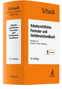 Abbildung von: Arbeitsrechtliches Formular- und Verfahrenshandbuch - C.H.BECK