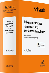Bild vergrößern Bild: Arbeitsrechtliches Formular- und Verfahrenshandbuch - C.H.BECK