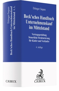 Abbildung von: Beck'sches Handbuch Unternehmenskauf im Mittelstand - C.H.BECK