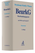 Cover: Beurkundungsgesetz: BeurkG - C.H.BECK