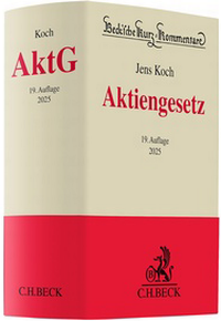 Abbildung von: Aktiengesetz: AktG - C.H.BECK