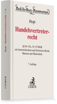 Enlarge image Cover: Handelsvertreterrecht - C.H.BECK