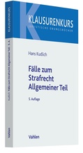 Cover: F&auml;lle zum Strafrecht Allgemeiner Teil - Vahlen