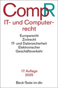 Enlarge image Cover: IT- und Computerrecht: CompR - dtv