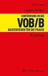Abbildung von: Einführung in die VOB/B - Werner