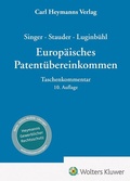 Bild: Europ&auml;isches Patent&uuml;bereinkommen (EP&Uuml;) - Carl Heymanns Verlag