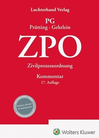 Abbildung von: ZPO - Luchterhand