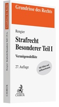 Cover: Strafrecht Besonderer Teil I - C.H.BECK