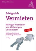Cover: Erfolgreich Vermieten - C.H.BECK