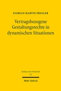 Abbildung von: Vertragsbezogene Gestaltungsrechte in dynamischen Situationen - Mohr Siebeck