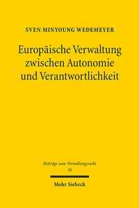 Abbildung von: Europäische Verwaltung zwischen Autonomie und Verantwortlichkeit - Mohr Siebeck