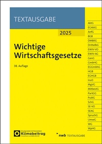 Abbildung von: Wichtige Wirtschaftsgesetze - NWB