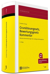 Abbildung von: Grundsteuergesetz, Bewertungsgesetz Kommentar - NWB