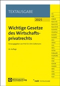 Cover: Wichtige Gesetze des Wirtschaftsprivatrechts - NWB