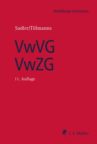 Enlarge image Cover: Verwaltungs-Vollstreckungsgesetz/Verwaltungszustellungsgesetz: VwVG/VwZG - C.F. Müller