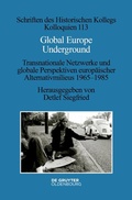 Cover: Global Europe Underground - De Gruyter Oldenbourg