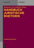 Cover: Handbuch Juristische Rhetorik - De Gruyter