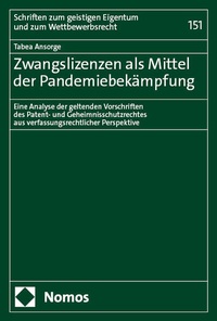 Abbildung von: Zwangslizenzen als Mittel der Pandemiebekämpfung - Nomos