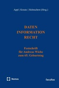 Abbildung von: Daten - Information - Recht - Nomos