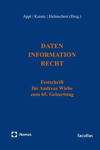 Abbildung von: Daten - Information - Recht - Nomos