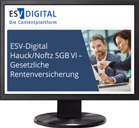 Abbildung von: ESV-Digital Hauck/Noftz SGB VI - Gesetzliche Rentenversicherung - Jahresabonnement - Erich Schmidt Verlag