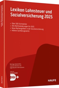 Abbildung von: Lexikon Lohnsteuer und Sozialversicherung 2025 - Haufe-Lexware
