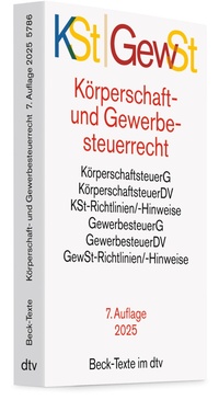 Abbildung von: Körperschaftsteuerrecht / Gewerbesteuerrecht: KSt / GewSt - dtv