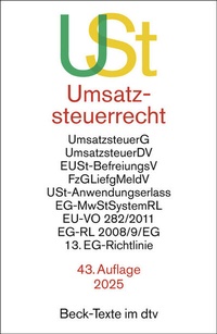 Abbildung von: Umsatzsteuerrecht: USt - dtv
