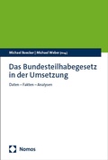 Cover: Das Bundesteilhabegesetz in der Umsetzung - Nomos