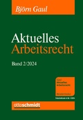 Cover: Aktuelles Arbeitsrecht, Band 2/2024 - Otto Schmidt Verlag