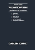 Cover: Volkswirtschaftslehre - Springer Gabler