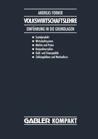 Enlarge image Cover: Volkswirtschaftslehre - Springer Gabler