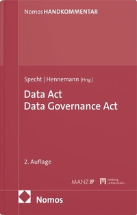 Enlarge image Cover: Data Act, Data Governance Act - Helbing & Lichtenhahn