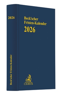 Abbildung von: Beck'scher Fristen-Kalender 2026 - C.H.BECK