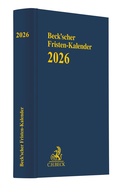 Bild: Beck'scher Fristen-Kalender 2026 - C.H.BECK