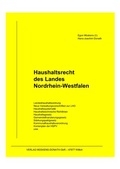 Bild: Haushaltsrecht des Landes Nordrhein-Westfalen - Verlag M&uuml;skens-Donath