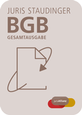 Abbildung von: Juris Staudinger Gesamtausgabe - Juris