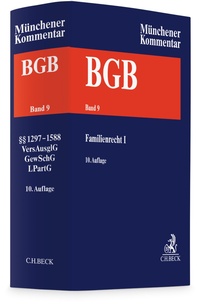 Abbildung von: Münchener Kommentar zum Bürgerlichen Gesetzbuch: BGB - Band 9 - C.H.BECK