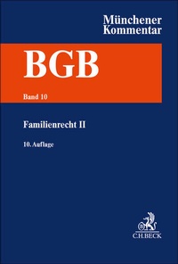 Abbildung von: Münchener Kommentar zum Bürgerlichen Gesetzbuch: BGB - Band 10 - C.H.BECK