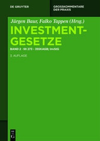 Abbildung von: Investmentgesetze - De Gruyter