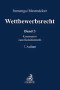 Cover: Wettbewerbsrecht - Band 5 - C.H.BECK