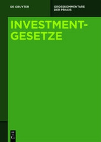 Abbildung von: Investmentgesetze - De Gruyter