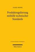 Cover: Produktregulierung mithilfe technischer Standards - Mohr Siebeck